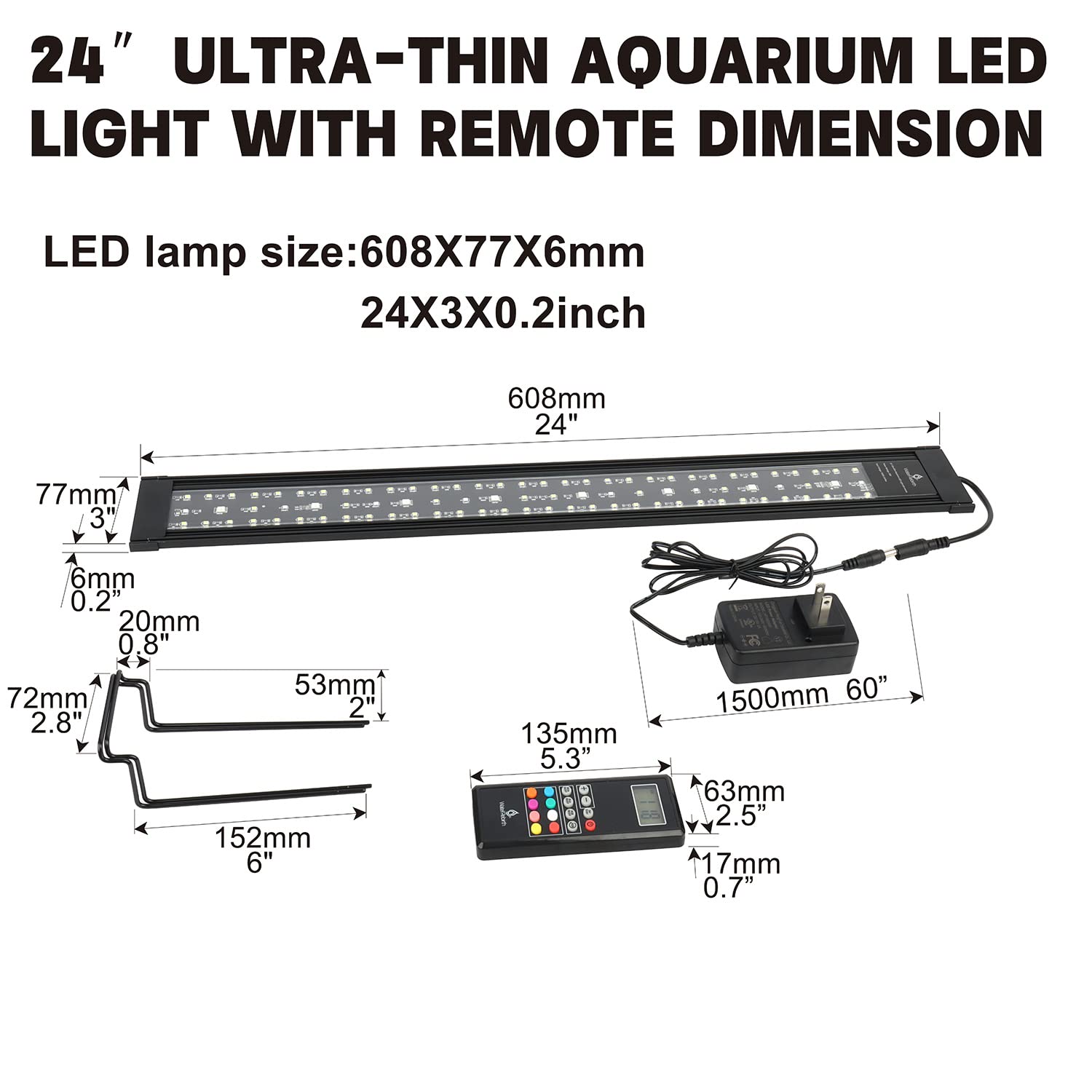 WaterRebirth LED strip easy installation supports quick mounting and setup.