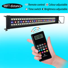 WaterRebirth LED strip RGB mode offers customizable colors to highlight plants and fish.