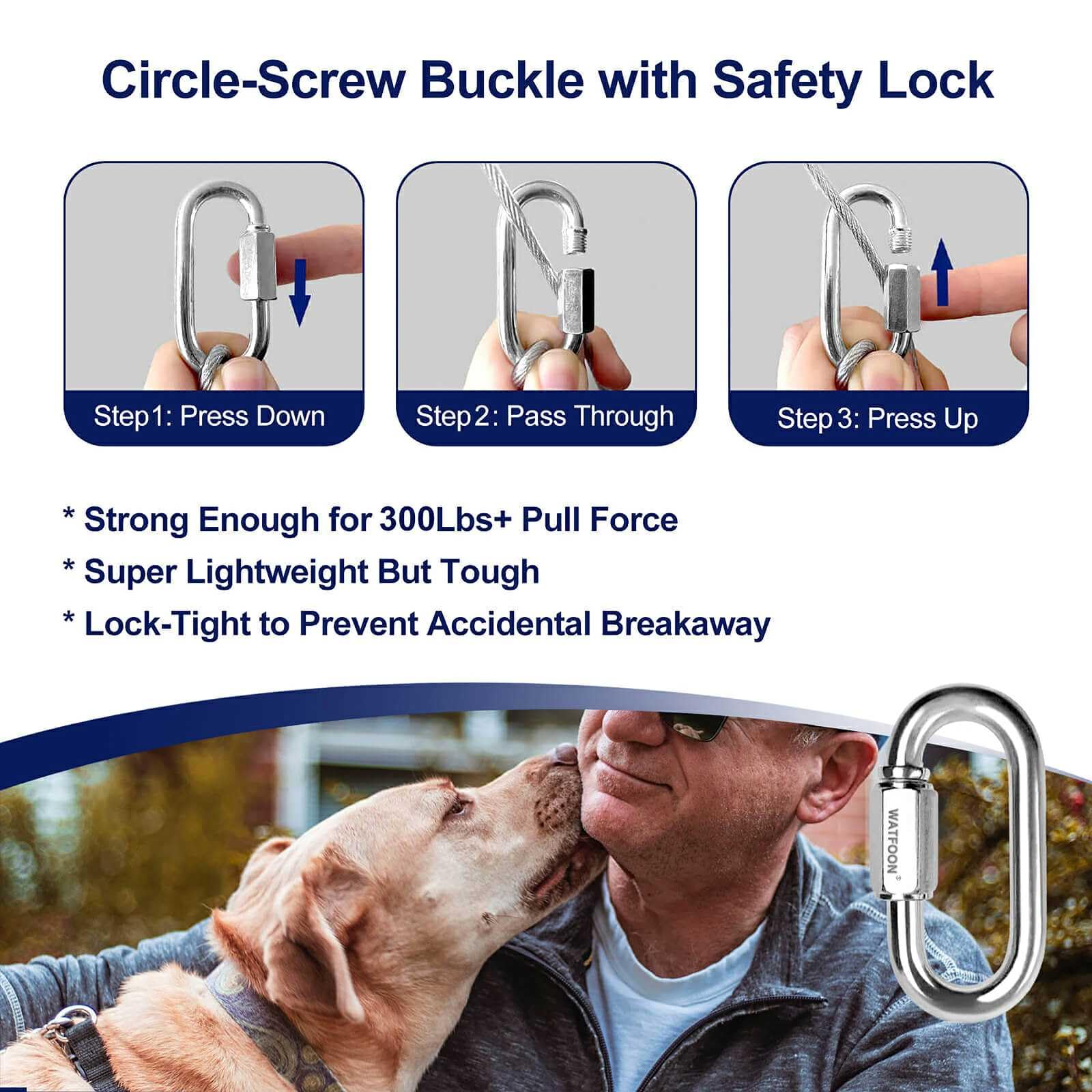 Watfoon dog lead for park or camping scenarios with versatile outdoor use