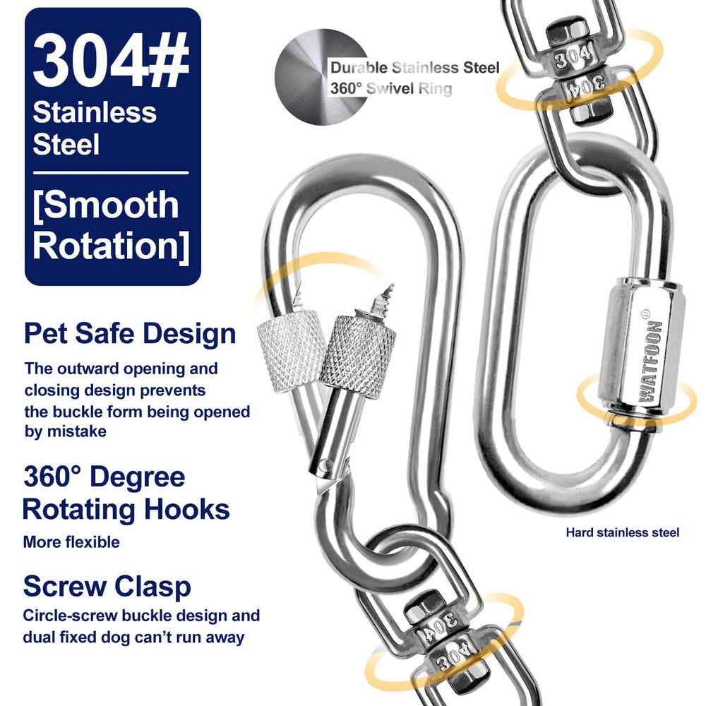 WATFOON heavy-duty ring reinforcement highlights durable ends and reduced wear