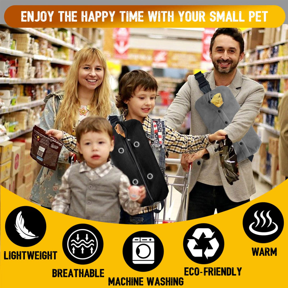 WATFOON lizard sling carrier adjustable strap enables comfortable, secure walks on trails.