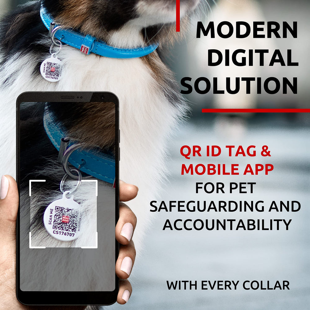 WAUDOG collar with durable metal buckle for outdoor adventures