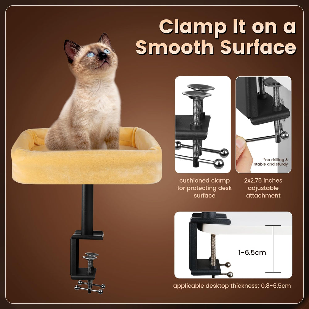 Wavetoka Cat Desk Bed washable cover for easy cleaning after play