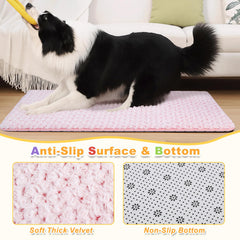 WAYIMPRESS crate bed 35x22 fits medium to large dogs for comfy crate time