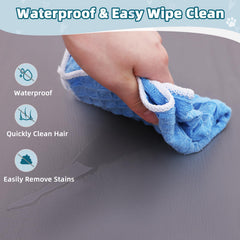 WAYIMPRESS dog crate pad foam detail shows 3cm high-density support for comfort.