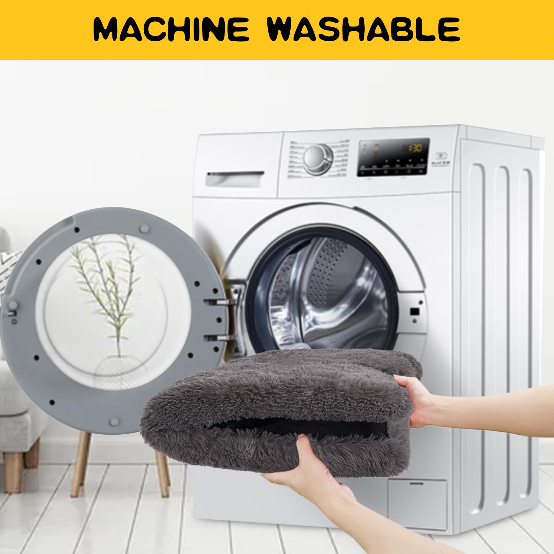 WayImpress crate pad machine-washable design for easy care and reuse