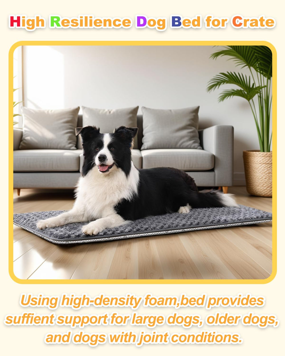 WayImpress small dog bed non-slip bottom prevents shifting during entry and exit.