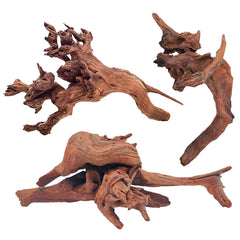 WDEFUN driftwood aquarium decor 7inch-branch offers natural hiding spots for tank inhabitants.