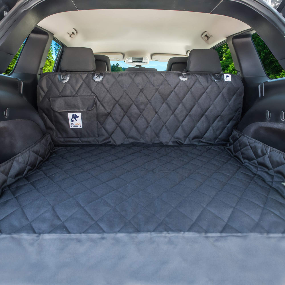 WE LOVE ANIMALS dog cargo cover universal fit reduces dirt on trips