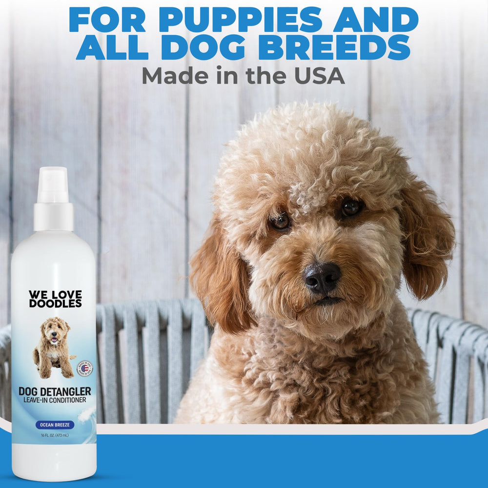 We Love Doodles Desenredante para perros: envase de 16 oz para uso prolongado