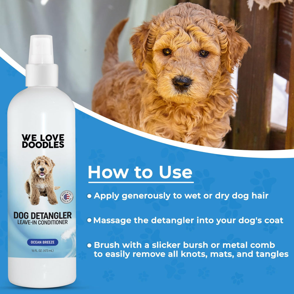 We Love Doodles Desenredante para perros: fragancia fresca de lavanda durante el uso