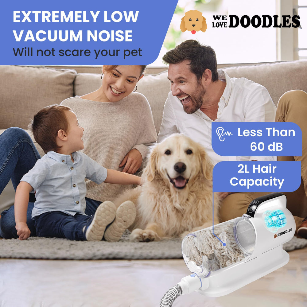 We Love Doodles electric clipper guards for precise trims.