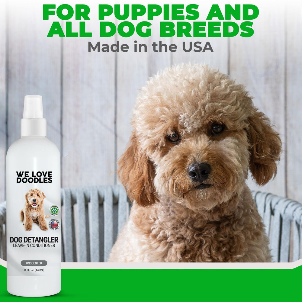 We Love Doodles hypoallergenic unscented formula supports sensitive noses during use