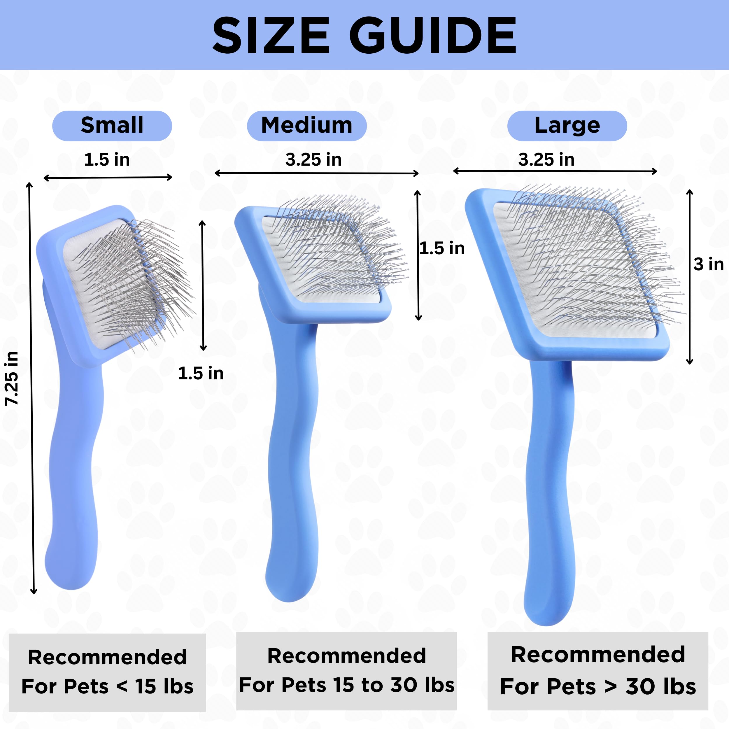 We Love Doodles Slicker Brush leaves smoother coats with less loose fur.