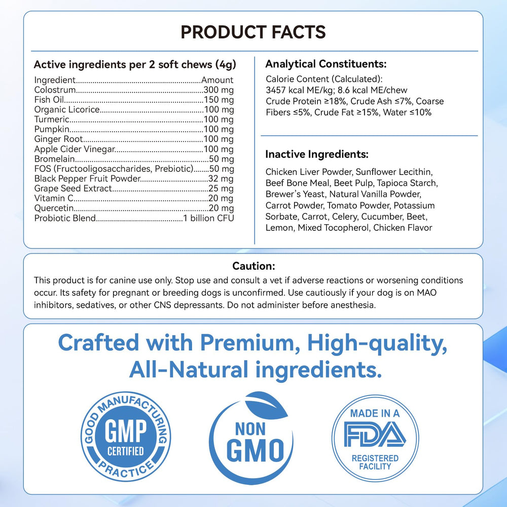 WEALLIN dog allergy chews deliver a tasty chicken treat dogs enjoy while supporting health.