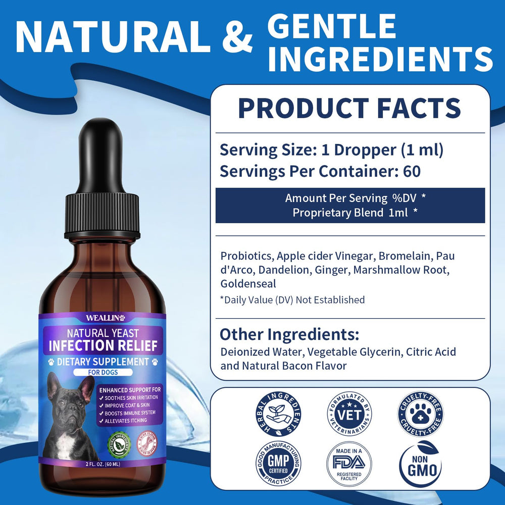 WEALLIN safe natural formula — suitable for breeds and sensitive skin.