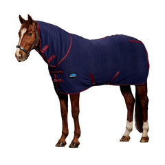 WeatherBeeta anti-static fleece cooler with front closures provides secure, adjustable fit for travel and cool-downs.