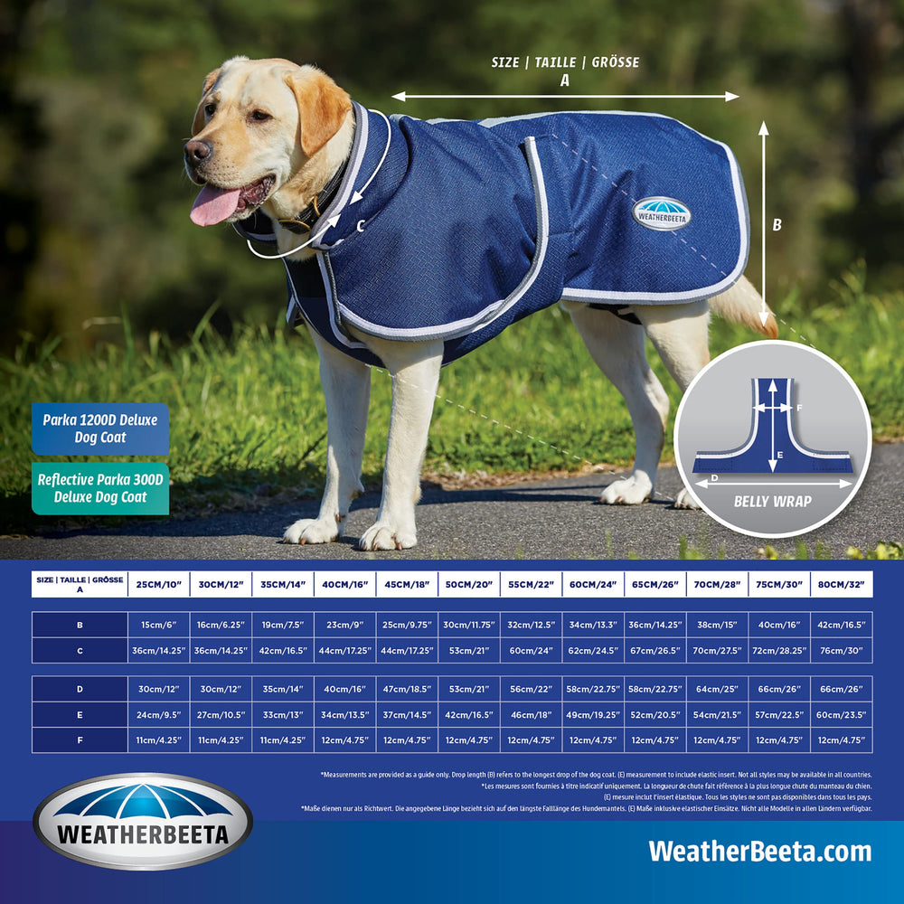 WeatherBeeta ComFiTec Reflective Parka leash hole enables easy, safe walks.