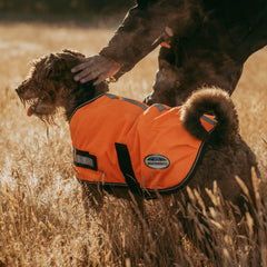 WeatherBeeta Reflective Parka side view shows durable 300D outer and fit