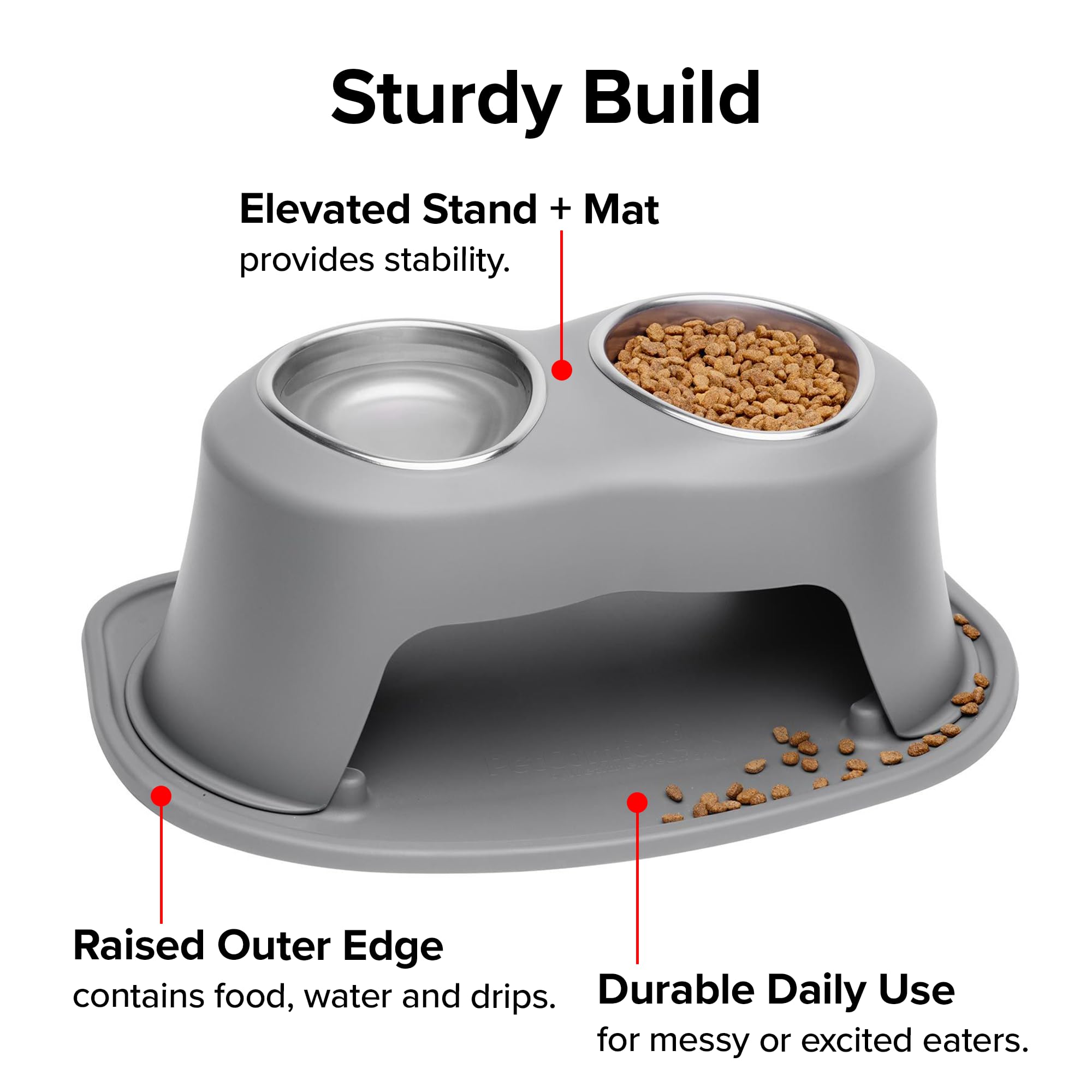 WeatherTech dishwasher safe bowls show easy cleanup after meals
