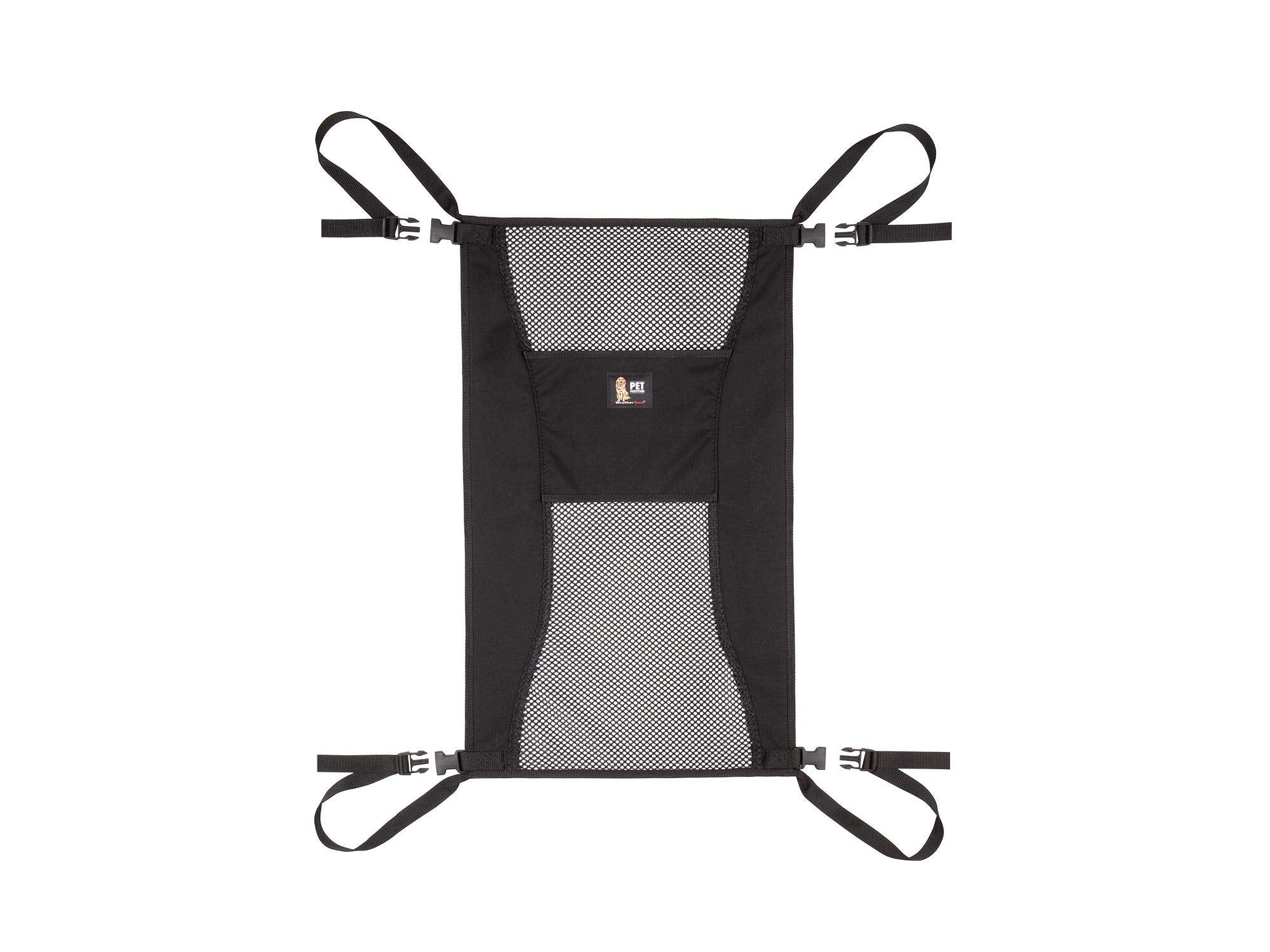 WeatherTech Pet Partition backseat barrier installed for safer, pet-friendly car trips