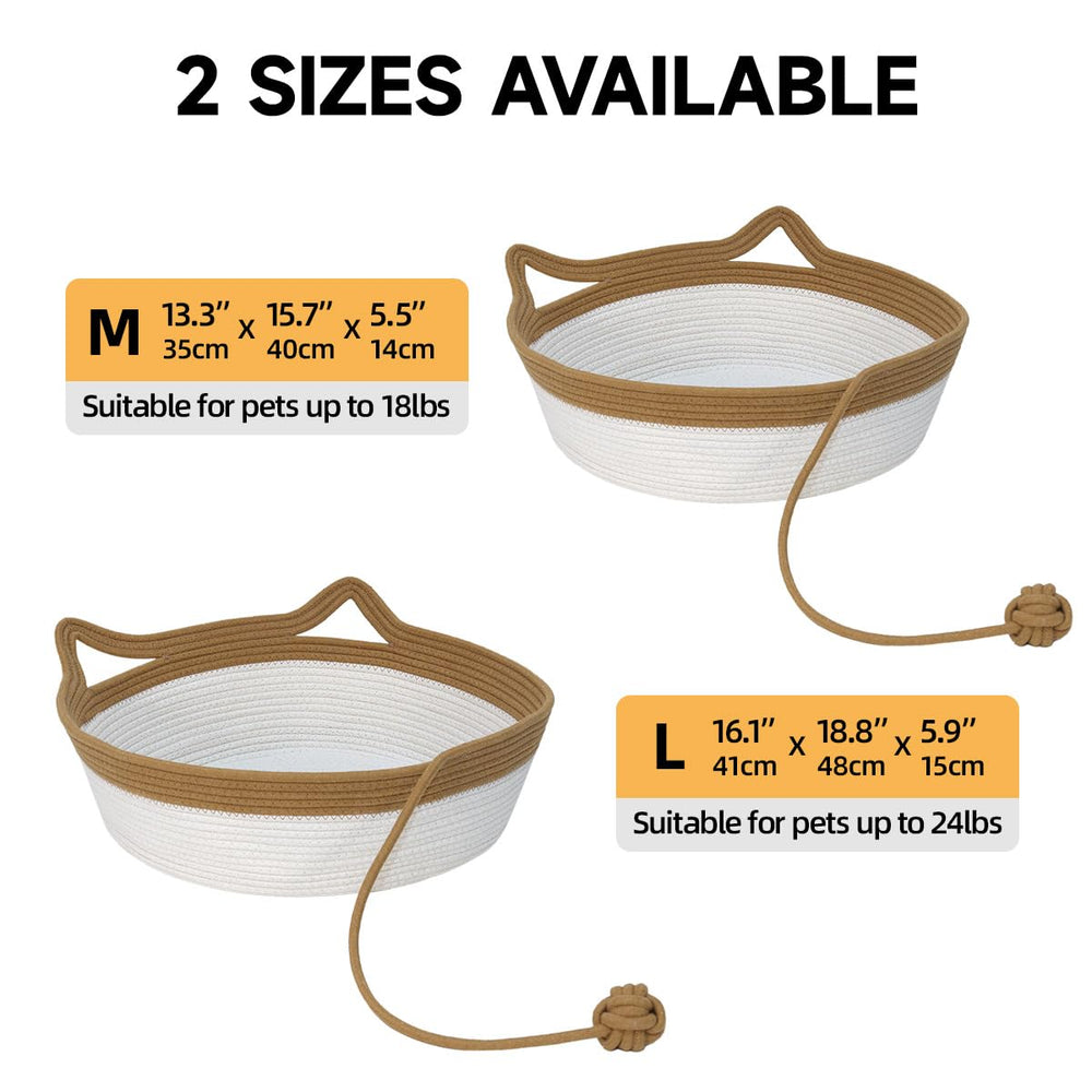 WEAVELYRICS cat ear handle design for easy portable cuddling sessions