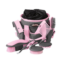 Weaver Leather 7-piece grooming kit laid out for efficient grooming sessions.