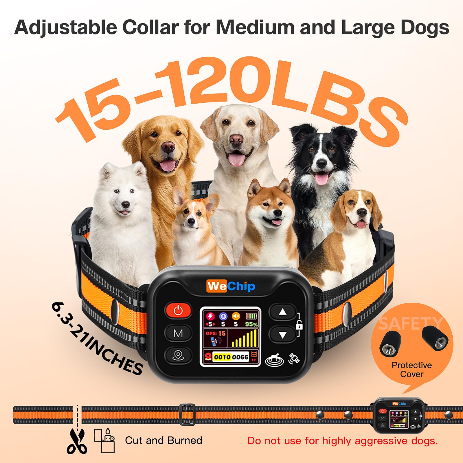 WeChip GPS pet containment device demonstrating precise area control.
