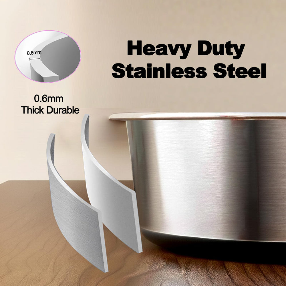 WEDAWN non-slip bottom keeps bowls steady during mealtime.