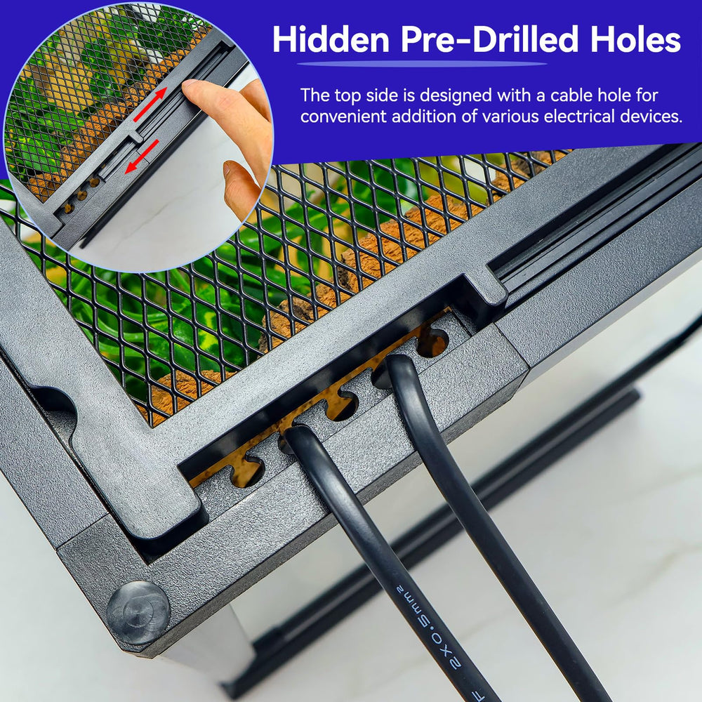 Wedoelsim pre-drilled ports simplify cable routing for tidy setups.