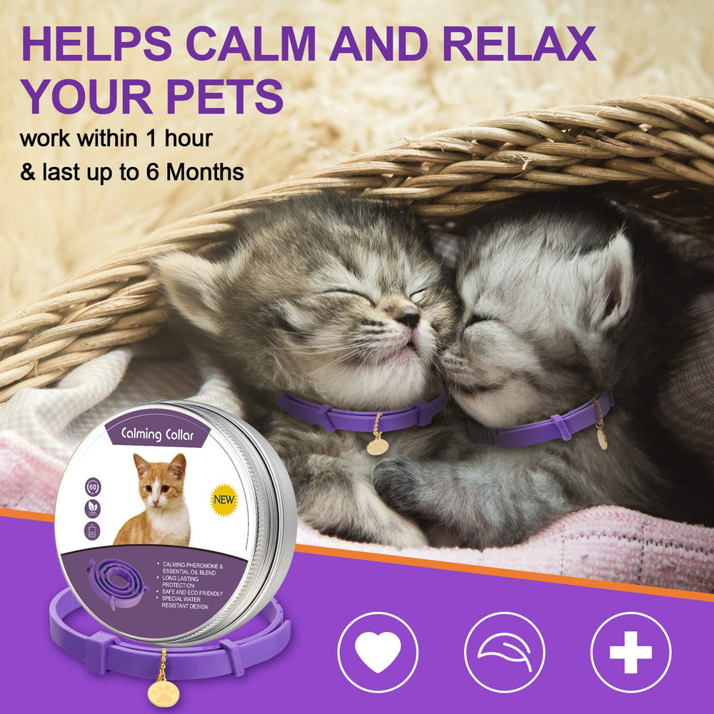 Weewooday calming collar pendant with paw pattern for style