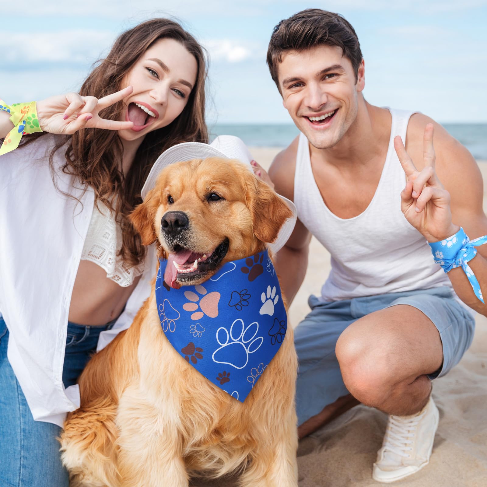 Weewooday dog bandana washable fabric supports quick reuse and ongoing playtime