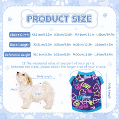 Weewooday dog sweater christmas-pattern adds festive holiday look for small pets