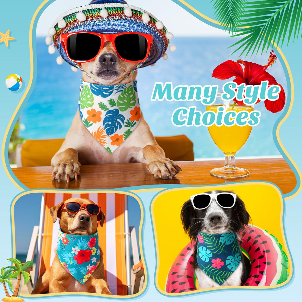 Weewooday Hawaiian bandana adjustable-fit for comfortable wear