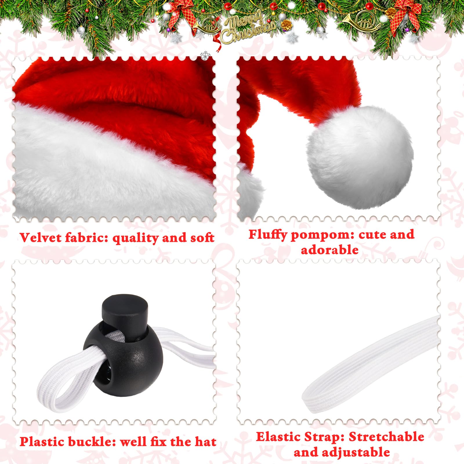 Weewooday pet scarf set displayed with hats to create coordinated festive looks.