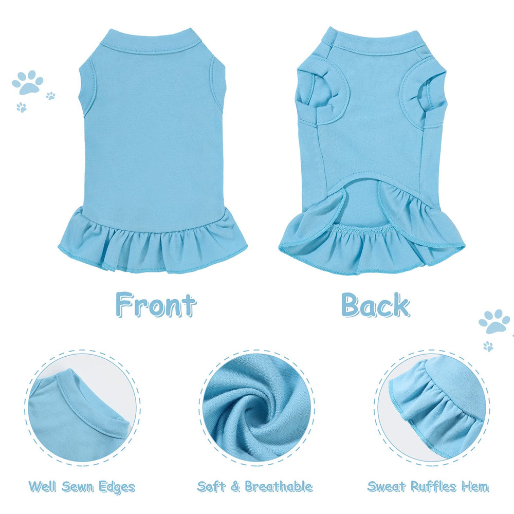 Weewooday six-piece dog dress black, versatile chic look for events