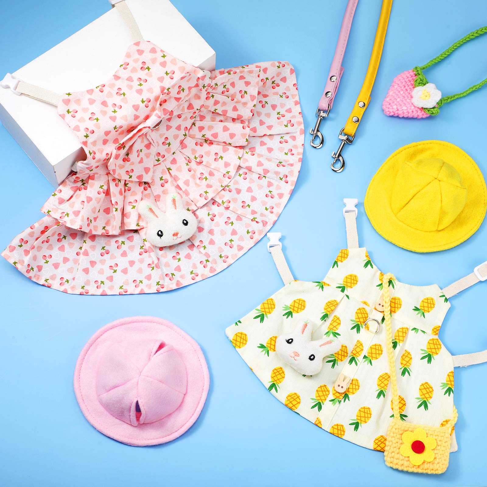 Weewooday size-adjustable-dress ensures snug fit for small pets
