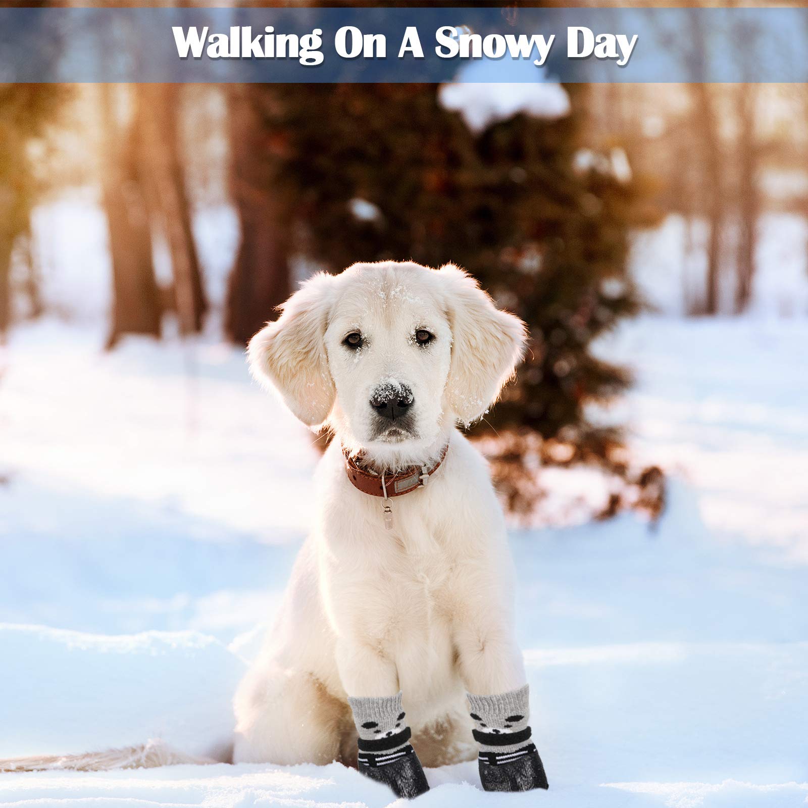 Weewooday washable dog shoes stay clean and easy to care for
