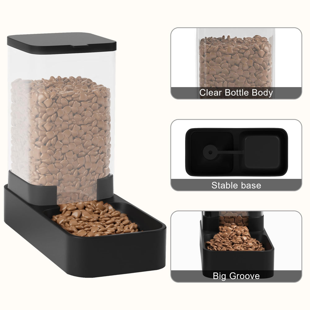 Wefeedy large-capacity 3-3l-feeder reduces frequent refills for busy homes.