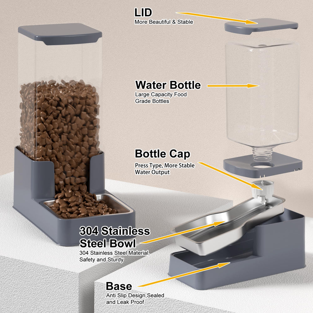 Siphon-based no-overflow design prevents spills and floor mess.