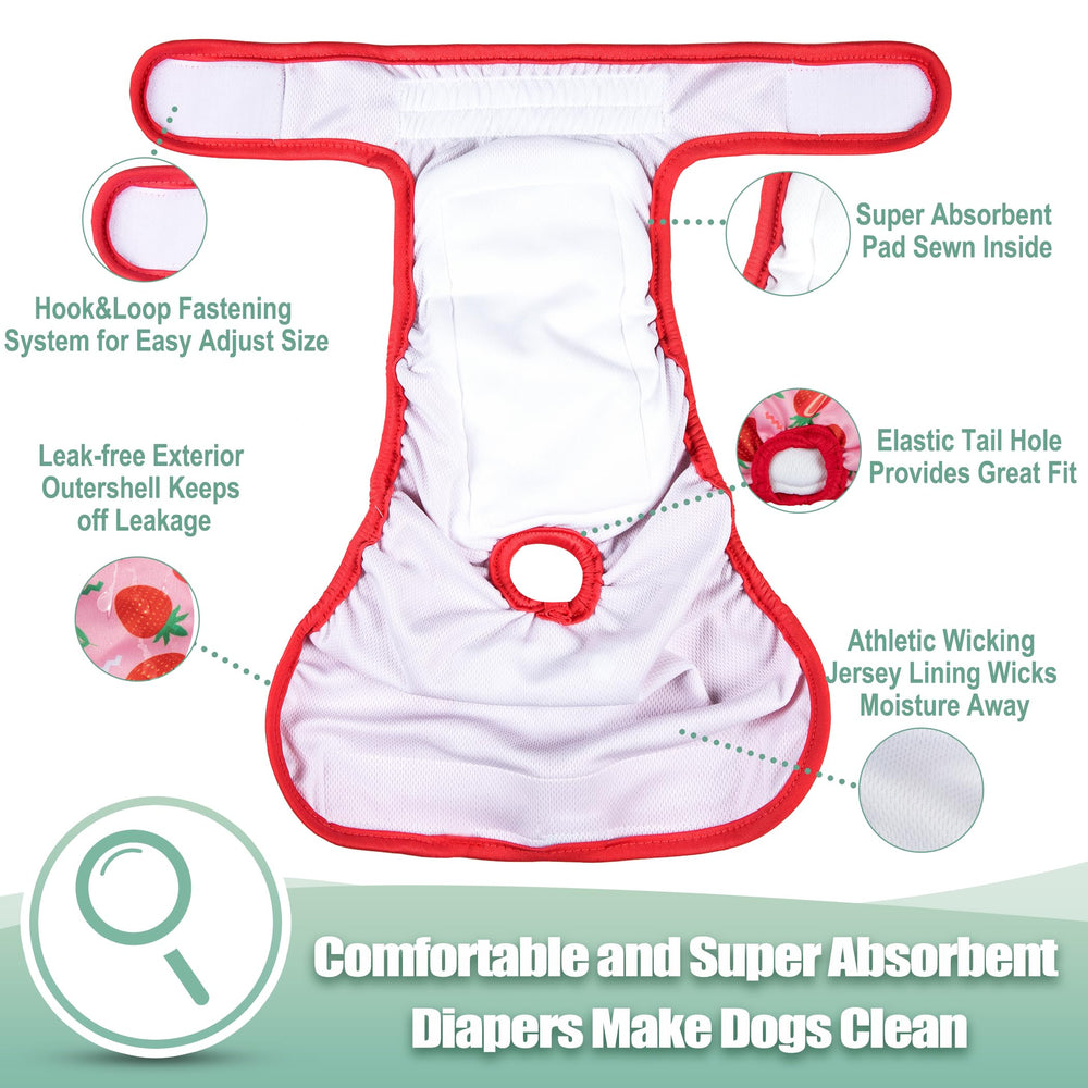 wegreeco adjustable-closure closeup shows easy fur-friendly securing for a snug fit.
