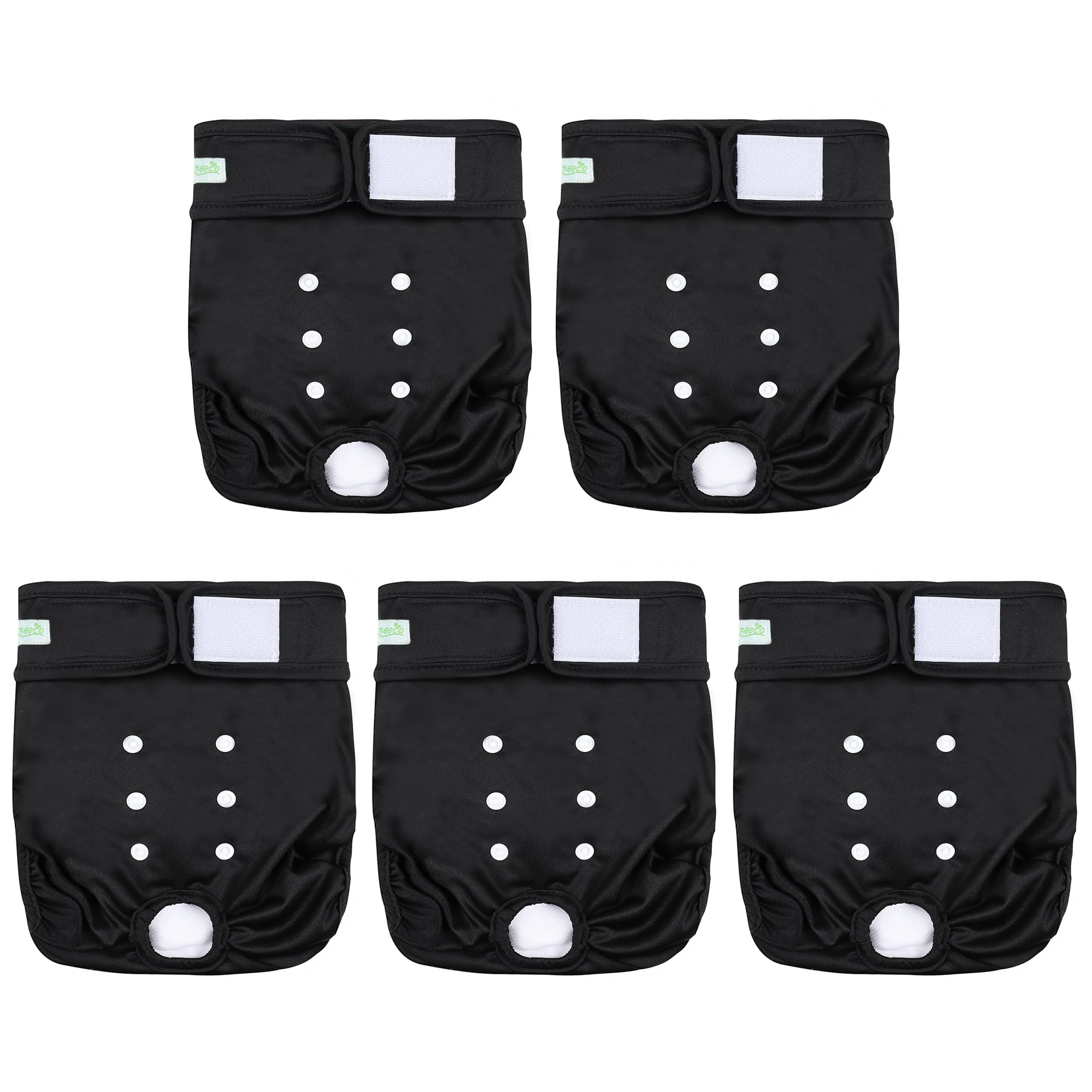 Wegreeco female dog diapers fabric close-up shows soft, highly absorbent material for comfort