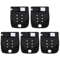 Wegreeco female dog diapers fabric close-up shows soft, highly absorbent material for comfort