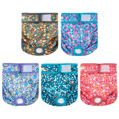 Wegreeco female dog diapers size chart guides proper fit for comfort.