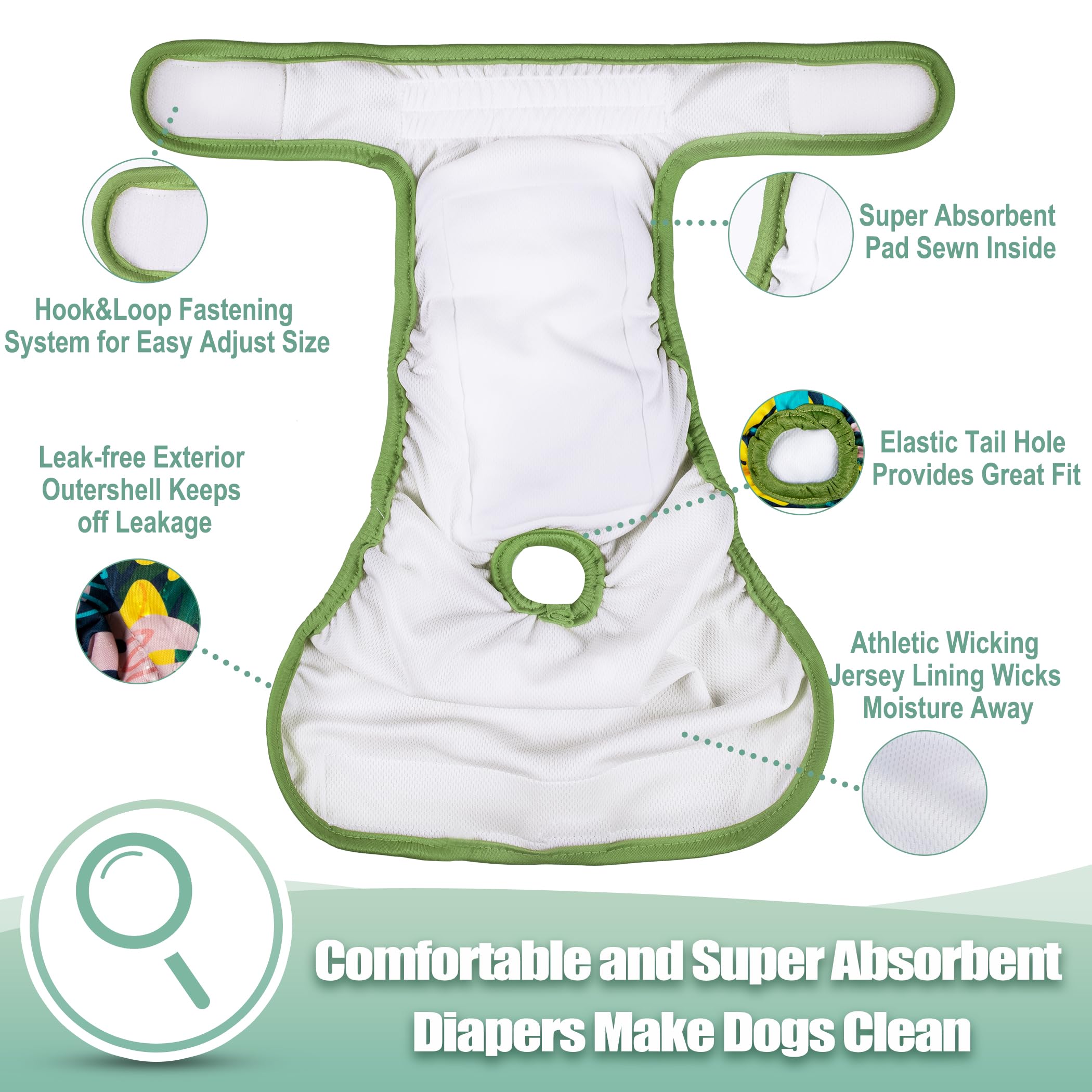 Wegreeco Leaf back-snaps close-up shows easy, adjustable fit for every dog shape.