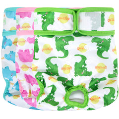 Wegreeco luxury dog diapers XL pack in fashion colors for large dogs.