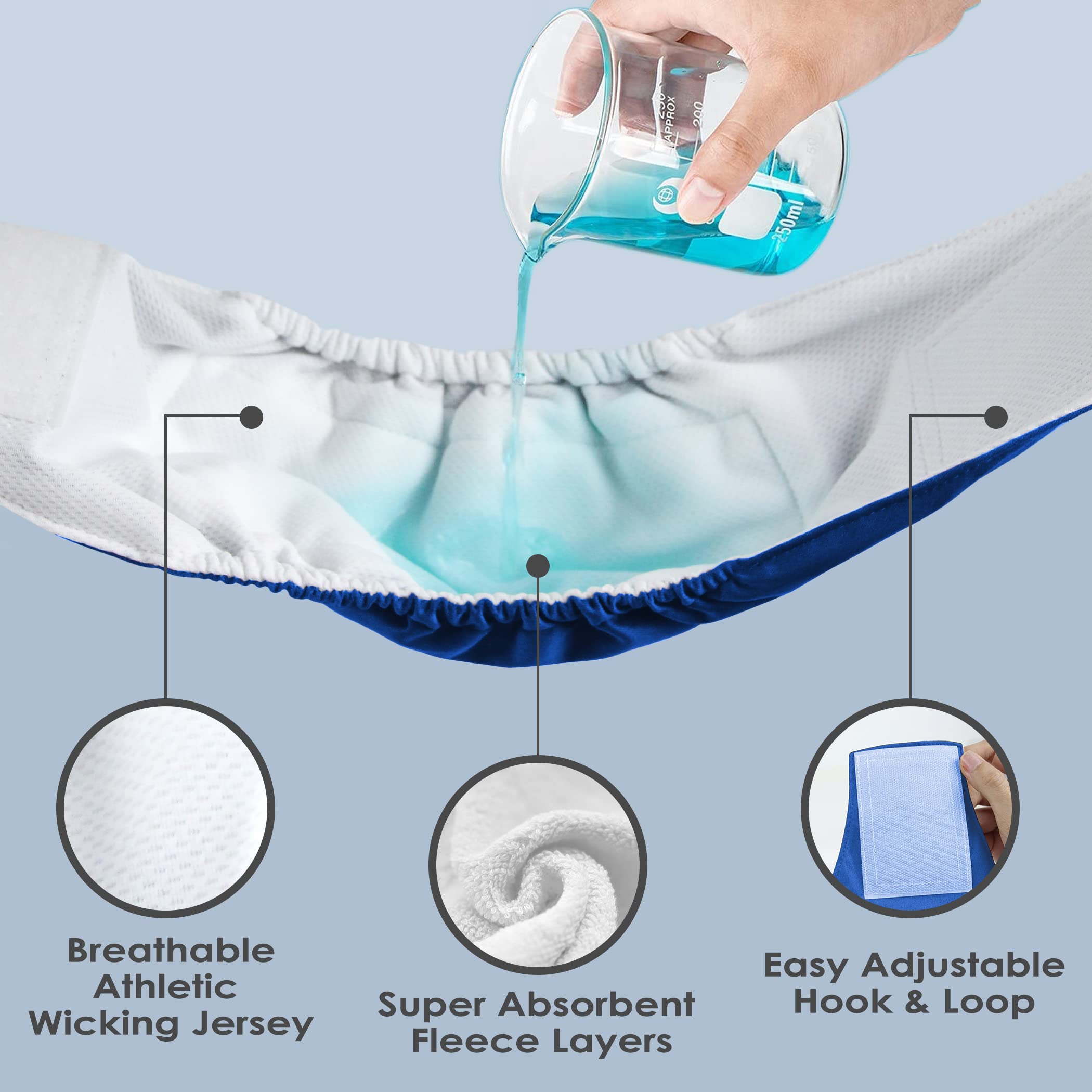 Wegreeco soft jersey inner provides comfortable wear and reduced chafing.