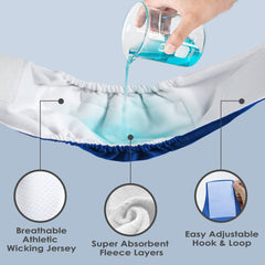 Wegreeco soft jersey inner provides comfortable wear and reduced chafing.