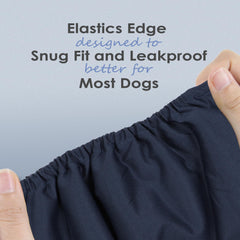 Wegreeco 3-pack display image emphasizes reusable dog diaper solution.
