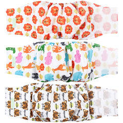 wegreeco washable male dog belly band in magic pattern for small dogs.